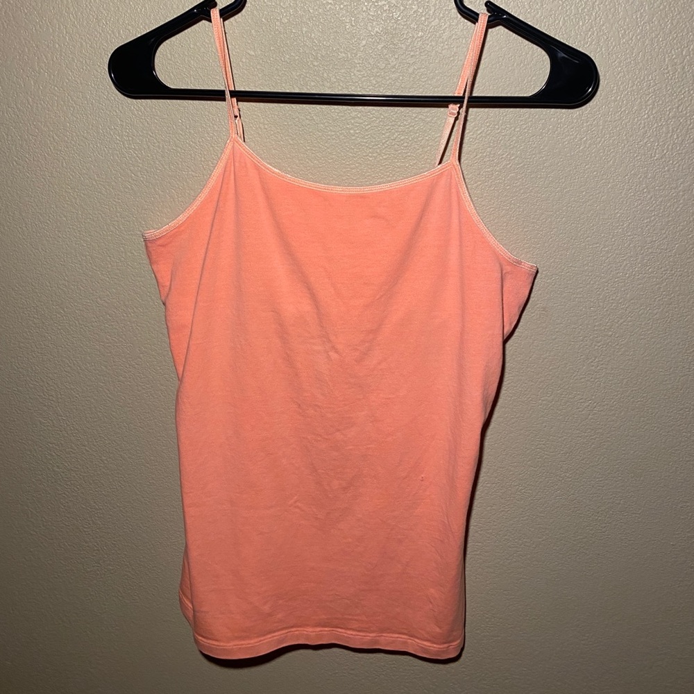 Pink Tank with Built-In Bra